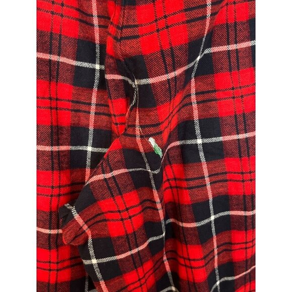 J. Crew Flannel Pajama Pants in Red Plaid XL New Mens xmas christmas holiday - Picture 3 of 6